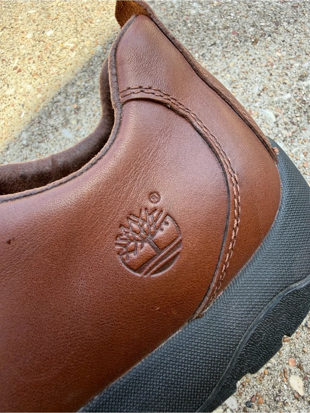 Timberland Brown Leather Lace Casual Slip-On Loafers